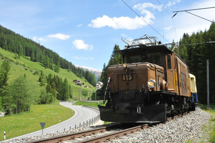 2019.06.11 RhB Ge 6-6 I 415 Krokodil von Davos nach Filisur und zurück (12)